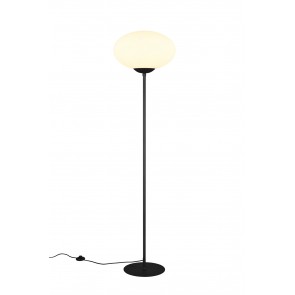 FOMENTO Φωτιστικό Δαπέδου Trio Lighting 463100132 Μαύρο Γυάλινο Opal 4017807616149