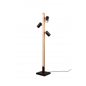 MARLEY Φωτιστικό Δαπέδου LED Trio Lighting 412510432 Μαύρο Ματ Μεταλλικό 4017807559767