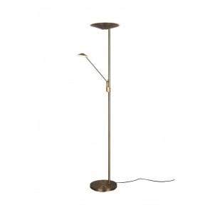 BRANTFORD Φωτιστικό Δαπέδου LED Trio Lighting 425610204 Μπρούτζινο Αντικέ Μεταλλικό 4017807525243