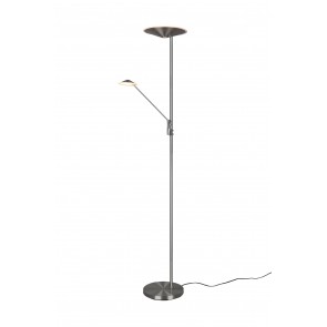 BRANTFORD Φωτιστικό Δαπέδου LED Trio Lighting 425610207 Νίκελ Ματ Μεταλλικό 4017807525229