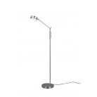 FRANKLIN Φωτιστικό Δαπέδου LED Trio Lighting 426510107 Νίκελ Ματ Μεταλλικό 4017807525335