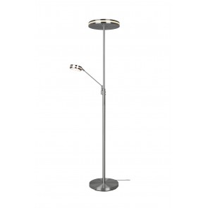 FRANKLIN Φωτιστικό Δαπέδου LED Trio Lighting 426510207 Νίκελ Ματ Μεταλλικό 4017807525274