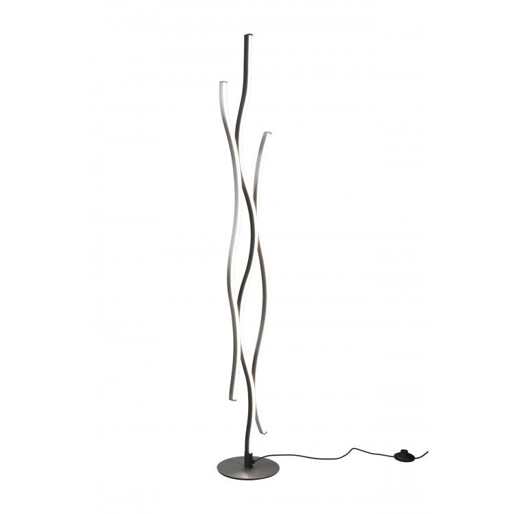 BLAZE Φωτιστικό Δαπέδου LED Trio Lighting 441210305 Αλουμίνιο Βουρτσιστό Μαύρο Ματ 4017807540413 BLAZE Φωτιστικό Δαπέδου LED Trio Lighting 441210305 Αλουμίνιο Βουρτσιστό Μαύρο Ματ 4017807540413