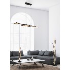 BLAZE Φωτιστικό Δαπέδου LED Trio Lighting 441210308 Χρυσό Ματ Μαύρο Ματ 4017807540390 BLAZE Φωτιστικό Δαπέδου LED Trio Lighting 441210308 Χρυσό Ματ Μαύρο Ματ 4017807540390