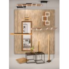 KERALA Φωτιστικό Δαπέδου LED Trio Lighting 441610132 Μαύρο Ματ Ξύλο 4017807542530