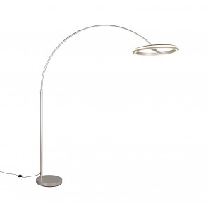 AMADOR Φωτιστικό Δαπέδου LED Trio Lighting 442410107 Νίκελ Ματ Μεταλλικό 4017807688184