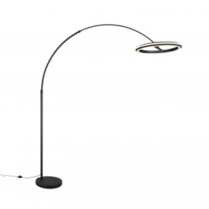 AMADOR Φωτιστικό Δαπέδου LED Trio Lighting 442410132 Μαύρο Ματ Μεταλλικό 4017807688160