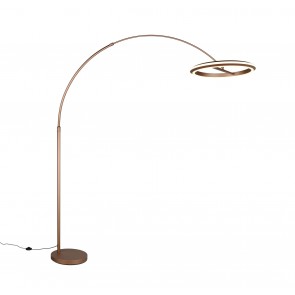 AMADOR Φωτιστικό Δαπέδου LED Trio Lighting 442410165 Καπουτσίνο Μεταλλικό 4017807688177