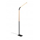 NORRIS Φωτιστικό Δαπέδου LED Trio Lighting 445210132 Μαύρο Ματ Ξύλο 4017807600018