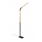NORRIS Φωτιστικό Δαπέδου LED Trio Lighting 445210132 Μαύρο Ματ Ξύλο 4017807600018