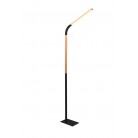 NORRIS Φωτιστικό Δαπέδου LED Trio Lighting 445210132 Μαύρο Ματ Ξύλο 4017807600018