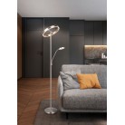 WILLIS Φωτιστικό Δαπέδου LED Trio Lighting 449510207 Νίκελ Ματ Μεταλλικό 4017807618129 WILLIS Φωτιστικό Δαπέδου LED Trio Lighting 449510207 Νίκελ Ματ Μεταλλικό 4017807618129