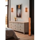 KARUNI Φωτιστικό Δαπέδου LED Trio Lighting 463300330 Ξύλο 4017807616507