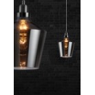 CALAIS Κρεμαστό Φωτιστικό TRIO LIGHTING 304800142 φιμέ γυάλινο