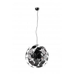 DISCALGO Κρεμαστό Φωτιστικό TRIO LIGHTING 309900657 χρωμέ μαύρο