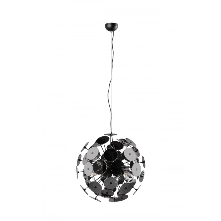 DISCALGO Κρεμαστό Φωτιστικό TRIO LIGHTING 309900657 χρωμέ μαύρο