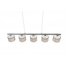 KAPRUN Κρεμαστό Φωτιστικό TRIO LIGHTING 311600506 πεντάφωτο υφασμάτινο KAPRUN Κρεμαστό Φωτιστικό TRIO LIGHTING 311600506 πεντάφωτο υφασμάτινο