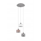 KAPRUN Κρεμαστό Φωτιστικό TRIO LIGHTING 311630306 τρίφωτο υφασμάτινο KAPRUN Κρεμαστό Φωτιστικό TRIO LIGHTING 311630306 τρίφωτο υφασμάτινο