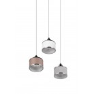 KAPRUN Κρεμαστό Φωτιστικό TRIO LIGHTING 311630306 τρίφωτο υφασμάτινο KAPRUN Κρεμαστό Φωτιστικό TRIO LIGHTING 311630306 τρίφωτο υφασμάτινο