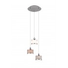 KAPRUN Κρεμαστό Φωτιστικό TRIO LIGHTING 311630306 τρίφωτο υφασμάτινο KAPRUN Κρεμαστό Φωτιστικό TRIO LIGHTING 311630306 τρίφωτο υφασμάτινο
