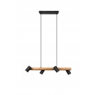 MARLEY Κρεμαστό Φωτιστικό TRIO LIGHTING 312490432 τετράφωτο ξύλινο