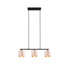 JULIETA Κρεμαστό Φωτιστικό TRIO LIGHTING 319000344 τρίφωτο υφασμάτινο JULIETA Κρεμαστό Φωτιστικό TRIO LIGHTING 319000344 τρίφωτο υφασμάτινο