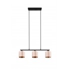 JULIETA Κρεμαστό Φωτιστικό TRIO LIGHTING 319000344 τρίφωτο υφασμάτινο JULIETA Κρεμαστό Φωτιστικό TRIO LIGHTING 319000344 τρίφωτο υφασμάτινο