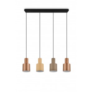 AGUDO Κρεμαστό Φωτιστικό TRIO LIGHTING 319400417 πολύχρωμο μεταλικό
