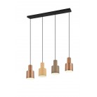 AGUDO Κρεμαστό Φωτιστικό TRIO LIGHTING 319400417 πολύχρωμο μεταλικό AGUDO Κρεμαστό Φωτιστικό TRIO LIGHTING 319400417 πολύχρωμο μεταλικό