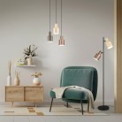 AGUDO Κρεμαστό Φωτιστικό TRIO LIGHTING 319430317 taupe μεταλικό AGUDO Κρεμαστό Φωτιστικό TRIO LIGHTING 319430317 taupe μεταλικό