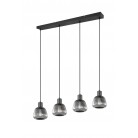 TARIFA Κρεμαστό Φωτιστικό TRIO LIGHTING 362800432 τετράφωτο χρωμέ