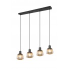 TARIFA Κρεμαστό Φωτιστικό TRIO LIGHTING 362800432 τετράφωτο χρωμέ