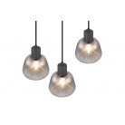 TARIFA Κρεμαστό Φωτιστικό TRIO LIGHTING 362830332 τρίφωτο μαύρο TARIFA Κρεμαστό Φωτιστικό TRIO LIGHTING 362830332 τρίφωτο μαύρο