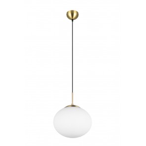 FOMENTO Κρεμαστό Φωτιστικό TRIO LIGHTING 363100108 brass γυάλινο