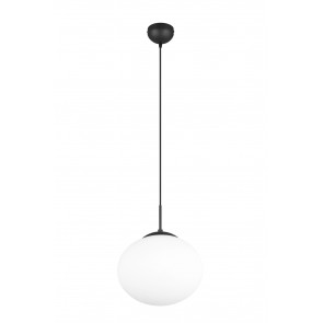 FOMENTO Κρεμαστό Φωτιστικό TRIO LIGHTING 363100132 μαύρο γυάλινο