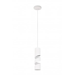 STREAM Κρεμαστό Φωτιστικό TRIO LIGHTING 364000131 λευκό κυλινδρικό