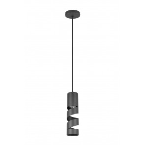 STREAM Κρεμαστό Φωτιστικό TRIO LIGHTING 364000132 μαύρο κυλινδρικό