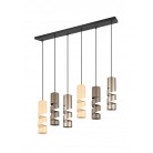 STREAM Κρεμαστό Φωτιστικό TRIO LIGHTING 364000617 εξάφωτο πολύχρωμο STREAM Κρεμαστό Φωτιστικό TRIO LIGHTING 364000617 εξάφωτο πολύχρωμο