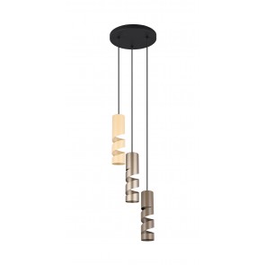 STREAM Κρεμαστό Φωτιστικό TRIO LIGHTING 364030317 τρίφωτο πολύχρωμο