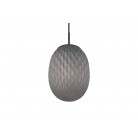 FACETTE Κρεμαστό Φωτιστικό TRIO LIGHTING 364200154 φιμέ γυάλινο