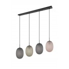 FACETTE Κρεμαστό Φωτιστικό TRIO LIGHTING 364200417 τετράφωτο φιμέ