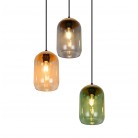 CORK Κρεμαστό Φωτιστικό TRIO LIGHTING 364630317 τρίφωτο γυάλινο