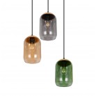 CORK Κρεμαστό Φωτιστικό TRIO LIGHTING 364630317 τρίφωτο γυάλινο