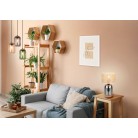 CORK Κρεμαστό Φωτιστικό TRIO LIGHTING 364630317 τρίφωτο γυάλινο