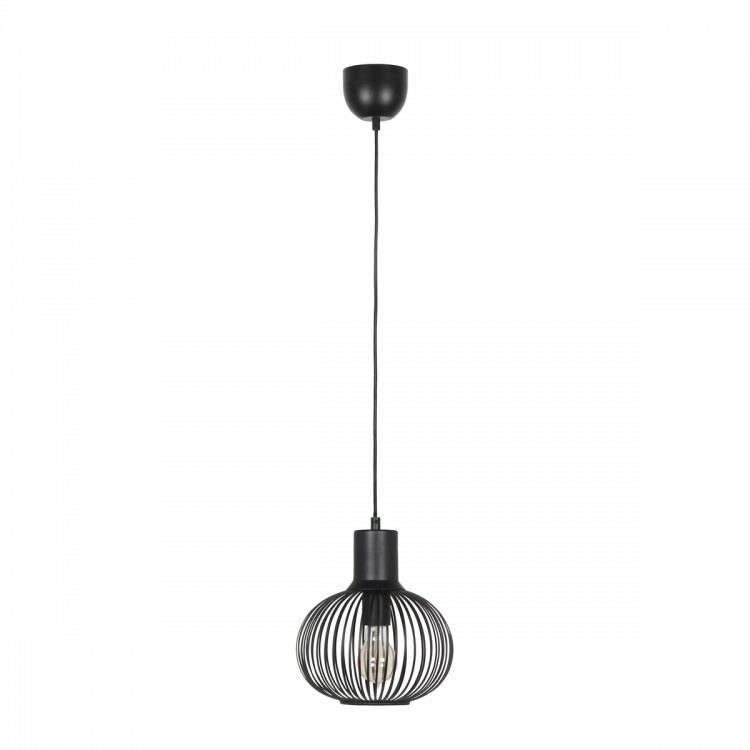 GILA Κρεμαστό Φωτιστικό TRIO LIGHTING 365700132 μαύρο μεταλικό