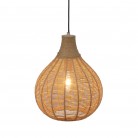 JANNE Κρεμαστό Φωτιστικό TRIO LIGHTING 366790136 γιούτα φυσικό