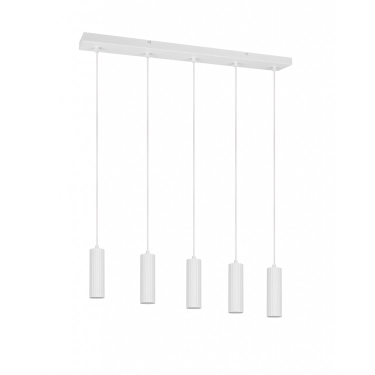 SOKA Κρεμαστό Φωτιστικό TRIO LIGHTING 367700531 πεντάφωτο λευκό
