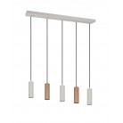 SOKA Κρεμαστό Φωτιστικό TRIO LIGHTING 367700565 πεντάφωτο καφέ