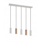 SOKA Κρεμαστό Φωτιστικό TRIO LIGHTING 367700565 πεντάφωτο καφέ