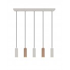 SOKA Κρεμαστό Φωτιστικό TRIO LIGHTING 367700565 πεντάφωτο καφέ